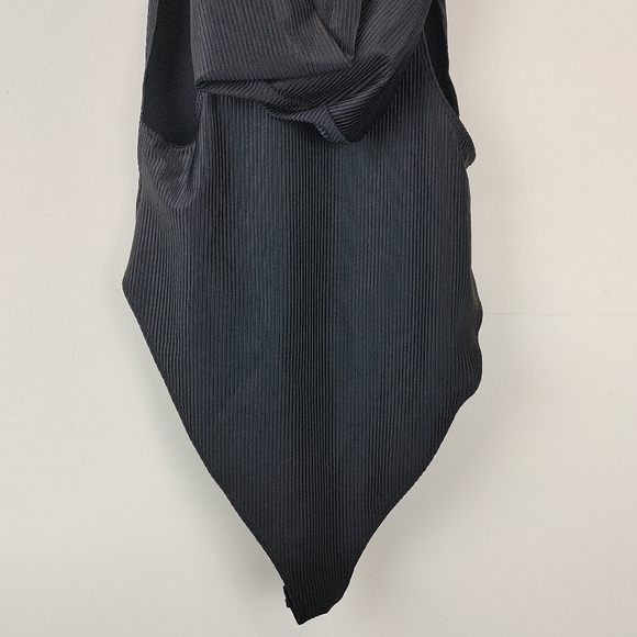 FOREVER 21 | NWT Black Ribbed Hooded Body Suite - Picture 7 of 10